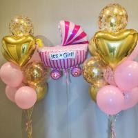 Композиция из шаров Its a girl