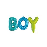 Фольгированная надпись B-O-Y. Мульти