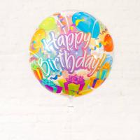 Шар Bubble Happy Burthday №3