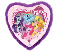 Фольгированный шар My Little Pony с перьями