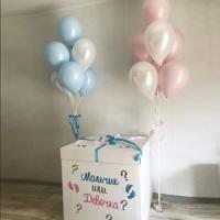 Гендерная коробка с двумя фонтанами