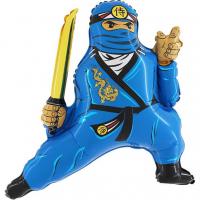 Фигура из Фольги Ниндзя Синий (81см)