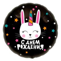 Круг Зайка-единорог на День рождения