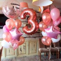 Комплект фонтанов для девочки на 3 годика