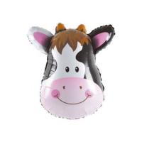 Фольгированный шар маленький Милая Корова фигура
