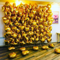 Фотозона из шаров Золотая