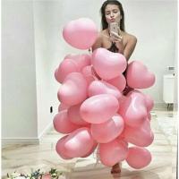 Шары сердца розовые