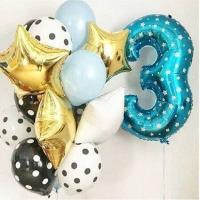 Букет шаров 3 (цифра любая)