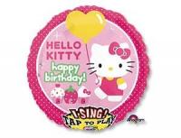 Музыкальный фольгированный шарик Hello Kitty