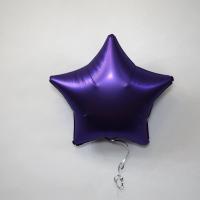 Шар звезда 19 Сатин Purple Royale