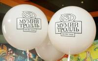 Печать на больших шарах 1 цвет