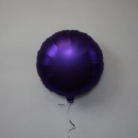 Шар круг 18 Сатин Purple Roayle