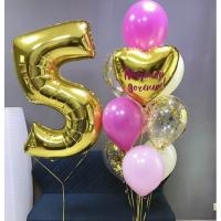 Букет из шаров на 5 лет