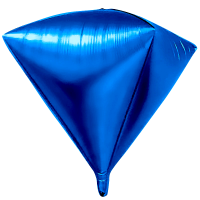 Фольгированный шар Алмаз Металлик Blue