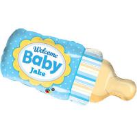 Фигура фольга Бутылочка Baby на выписку