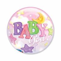 Кристальный шар Bubbles Луна и Звезды Девочка