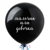 Шар-сюрприз Мальчик или девочка с конфетти