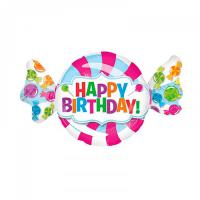 Шар фигурный Карамелька Happy Birthday