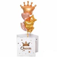 Коробка с шарами Для настоящей королевы