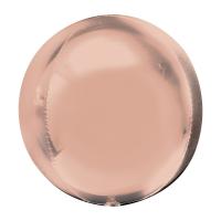 Шар 3D сфера Металлик Rose Gold