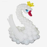 Фигура из шаров Принцесса лебедь