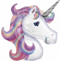 Шар фигура Сиреневая голова Единорога