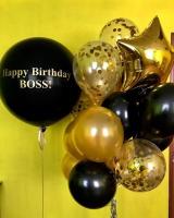 Букет шаров Happy Birthday