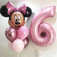 Набор шаров на 6 лет Минни Маус