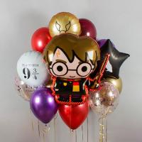 Композиция из воздушных шаров Гарри Потер и время