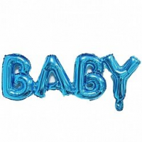 Шар Надпись Baby, Синий