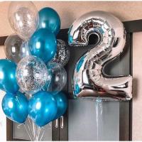 Облако шаров для мальчика на 2 года