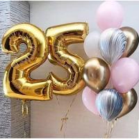 Композиция из шаров на юбилей 25 летие