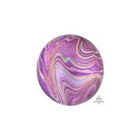 3D СФЕРА. Мрамор Purple