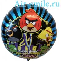 Шар музыкальный Angry Birds