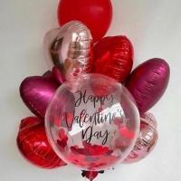 Композиция из шаров Valentines day