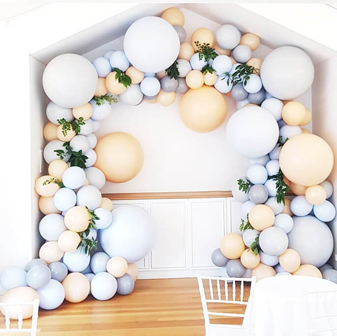 Свадебная арка из шаров - 65 фото