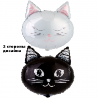 Фольгированный шар Котики