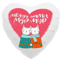 Фольгированный шар Между нами мур-мур