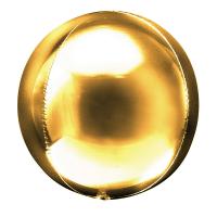 Шар 3D сфера Металлик Gold