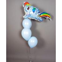 Композиция из шаров My Little Pony Blue