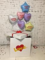 Коробка с шарами Love is..