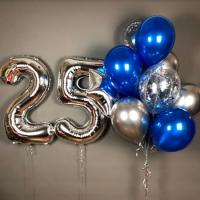 Букет шаров Яркие 25