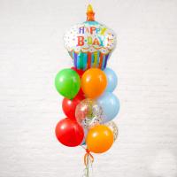 Композиция из воздушных шаров Happy Birthday №39