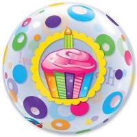 Шарик BUBBLE 22 HB Кекс и Точки