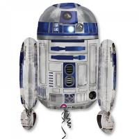 Фольгированный шар-фигура Звёздные Войны R2D2
