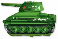 Фигура, Танк T-34, Зеленый