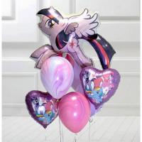 Воздушные шары с сердцами My Little Pony