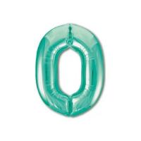Фольгированная цифра 0 Тиффани