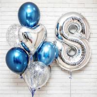 Композиция из воздушных шаров Взрослому малышу №80