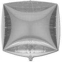 Шар 3D КУБ 15 Б/РИС Металлик Silver
